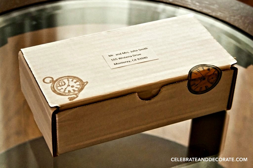 Creative invitation in a box