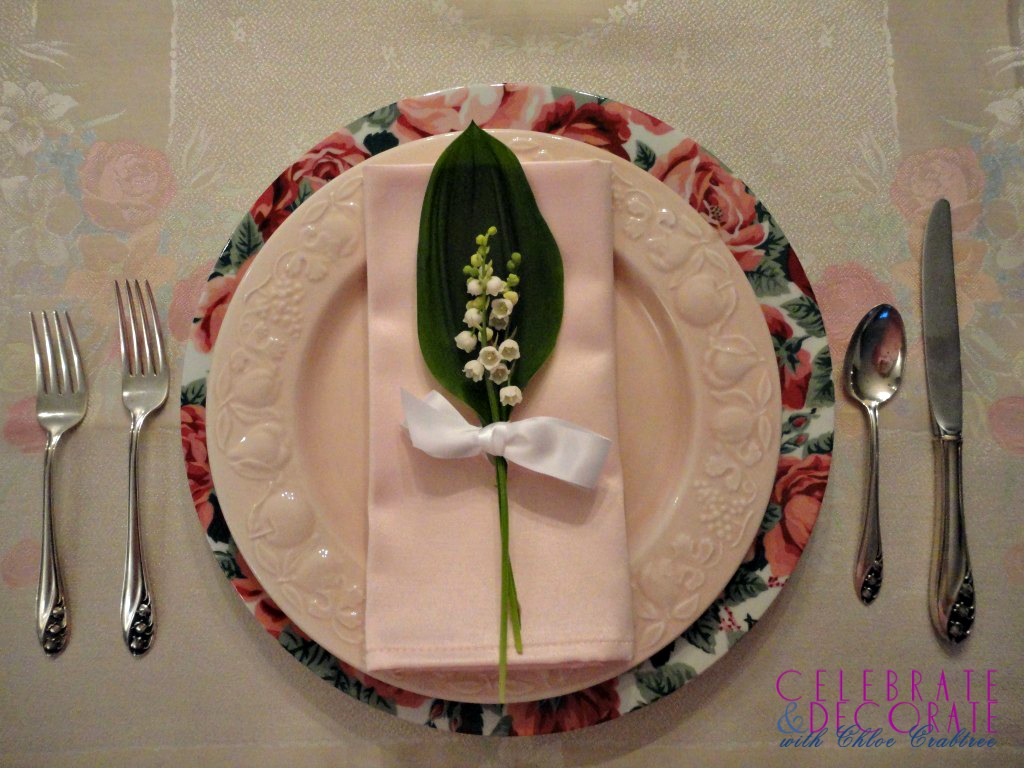 Lily of the Valley Tablesetting