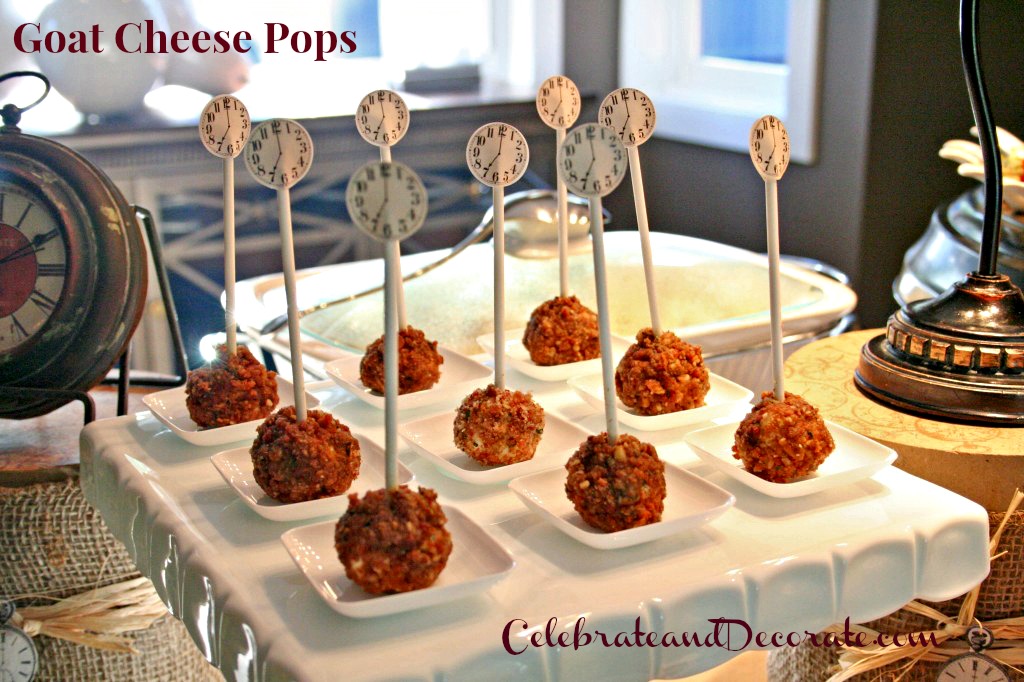 Goat Cheese Pops 