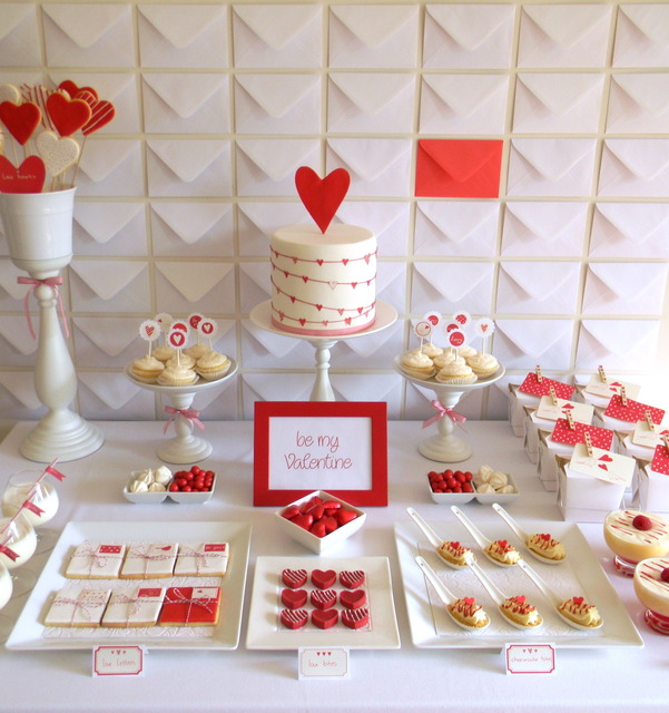 Valentine's day party, hearts and flowers, hearts and love, engagement party or bridal shower