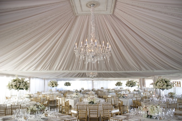 Wedding tent decor, party tent decor, decorating a tent for a wedding, chandelier, draping a tent