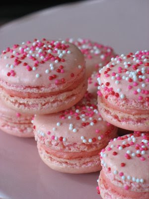 Pink Macaroons for a pink paris party