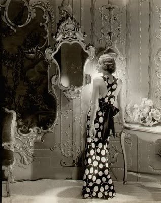 Old Hollywood, old hollywood vanity, 1940's Vogue, 