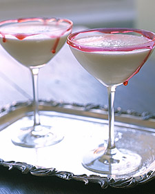 Pina Ghoulada or pina colada halloween cocktail 