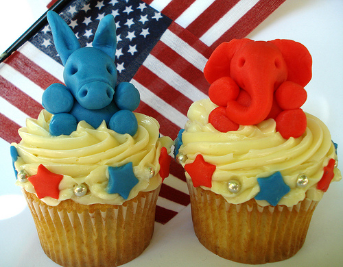 Political Election cupcakes
