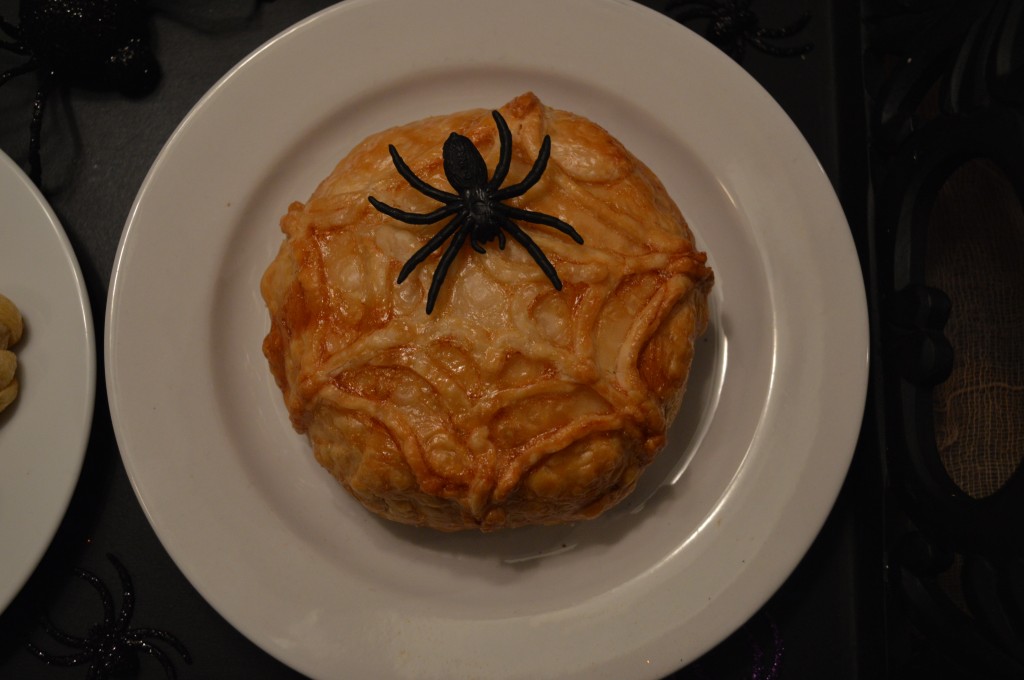 Chloe Crabtree's Baked Brie Spider Web