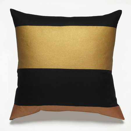 Black and Gold Pillow