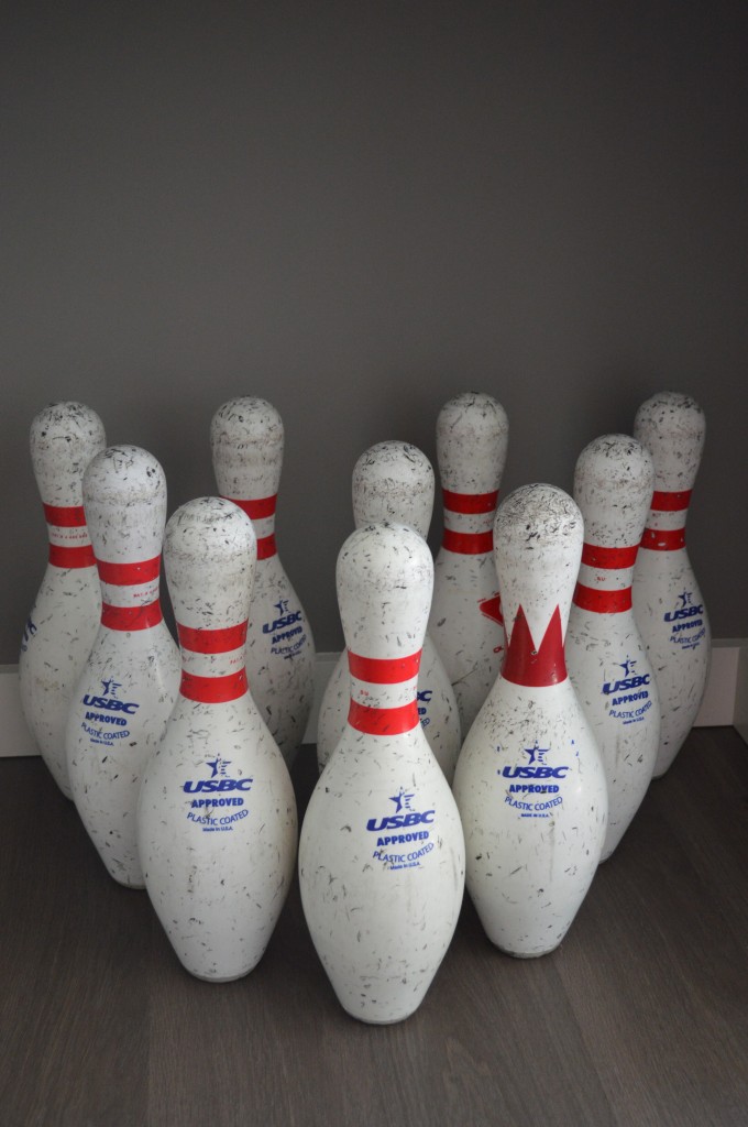 Bowling PIn Art Display
