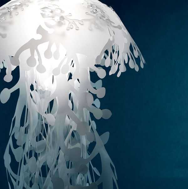 Jellyfish lighting fixture.