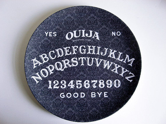 Ouija Board dinner plates