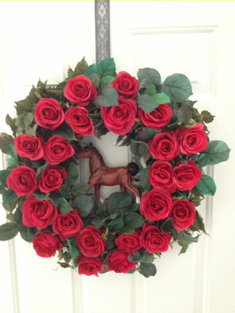 Kentucky Derby Door Wreath