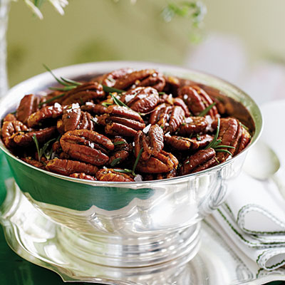Roaste Brown Butter Pecans with Rosemary