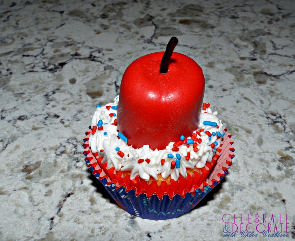Fourth of July Firecracker Cupcake