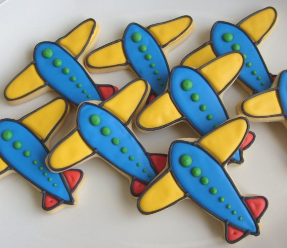 Airplane Cookies ~