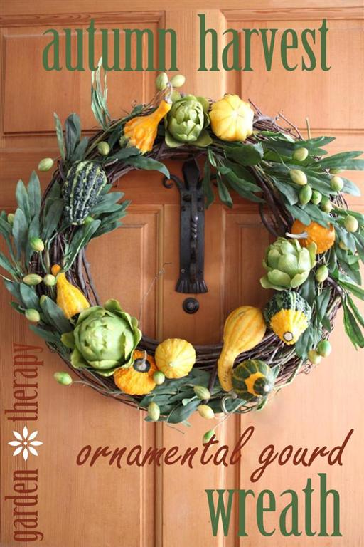 How-to-make-an-Ornamental-Gourd-Wreath