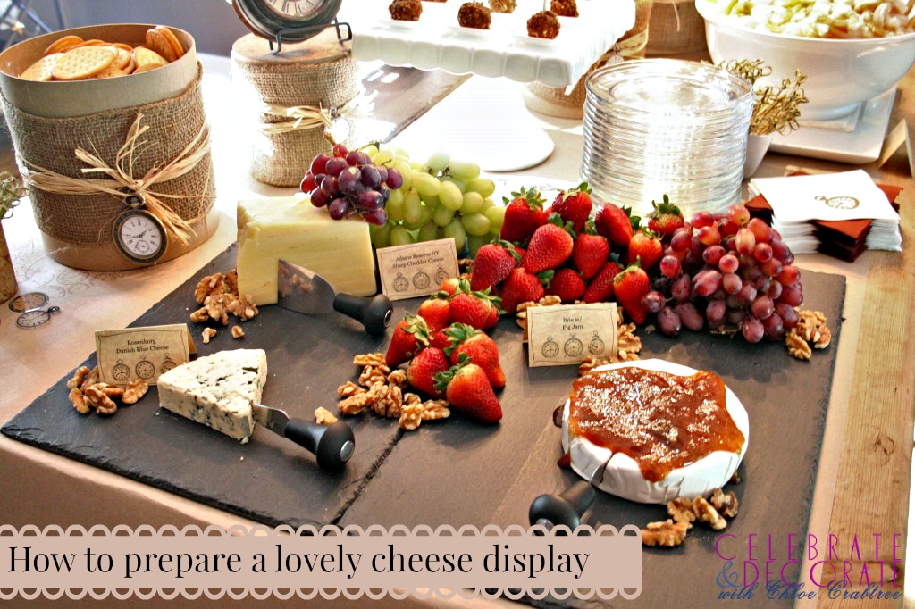 How to prepare a lovely cheese display