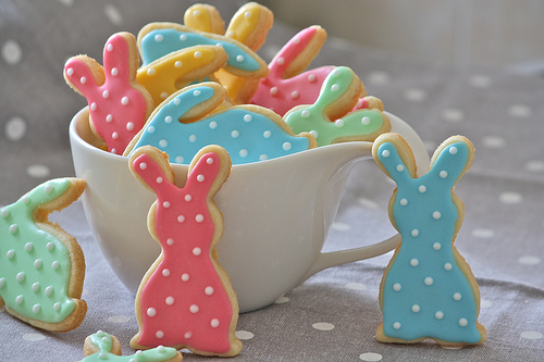 Spotted Bunny Cookies