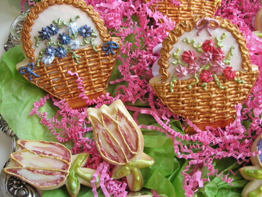 Spring Flower Cookies ~ Fancy Flours