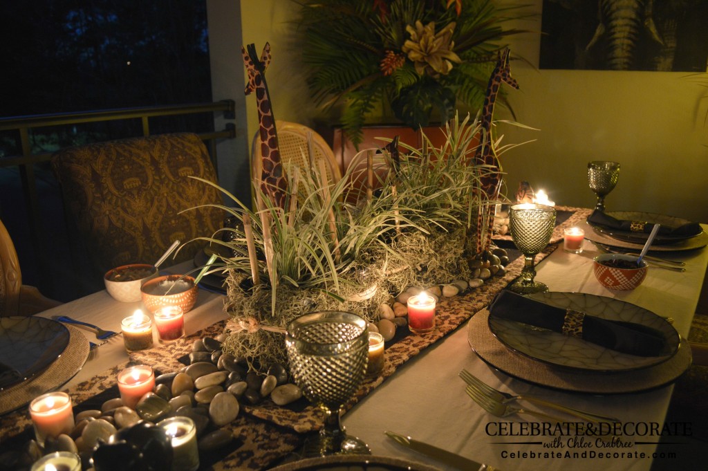 Night Safari Dinner Party by candlelight