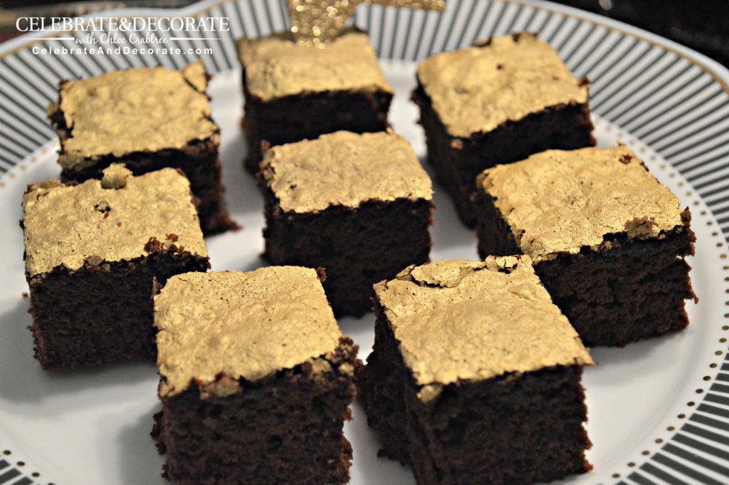 Golden-topped-brownies