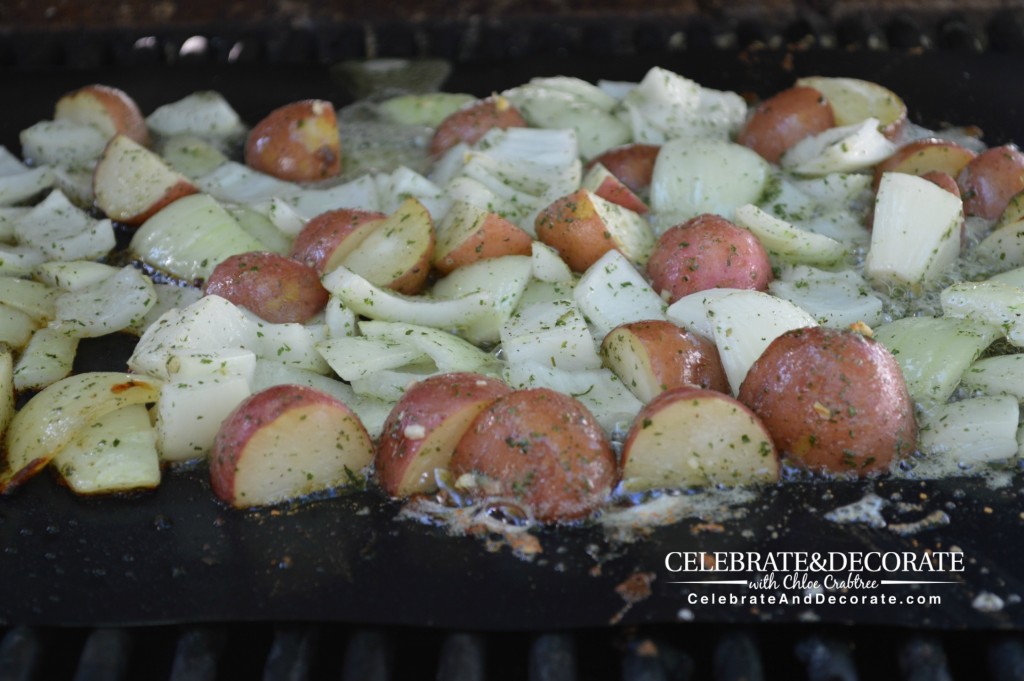 Potatoes-and-Onions-on-a-grill-mat