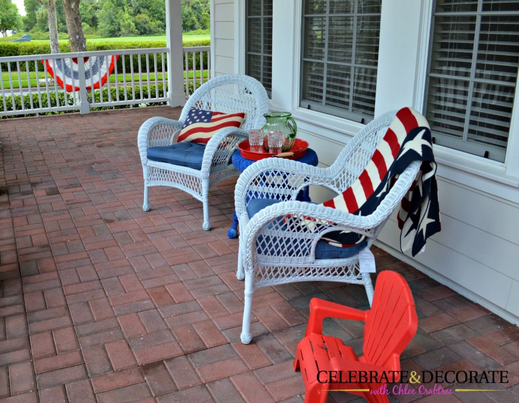 Fourth of July Porch Chairs