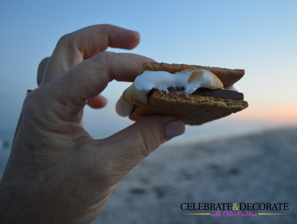 S'mores-on-the-beach