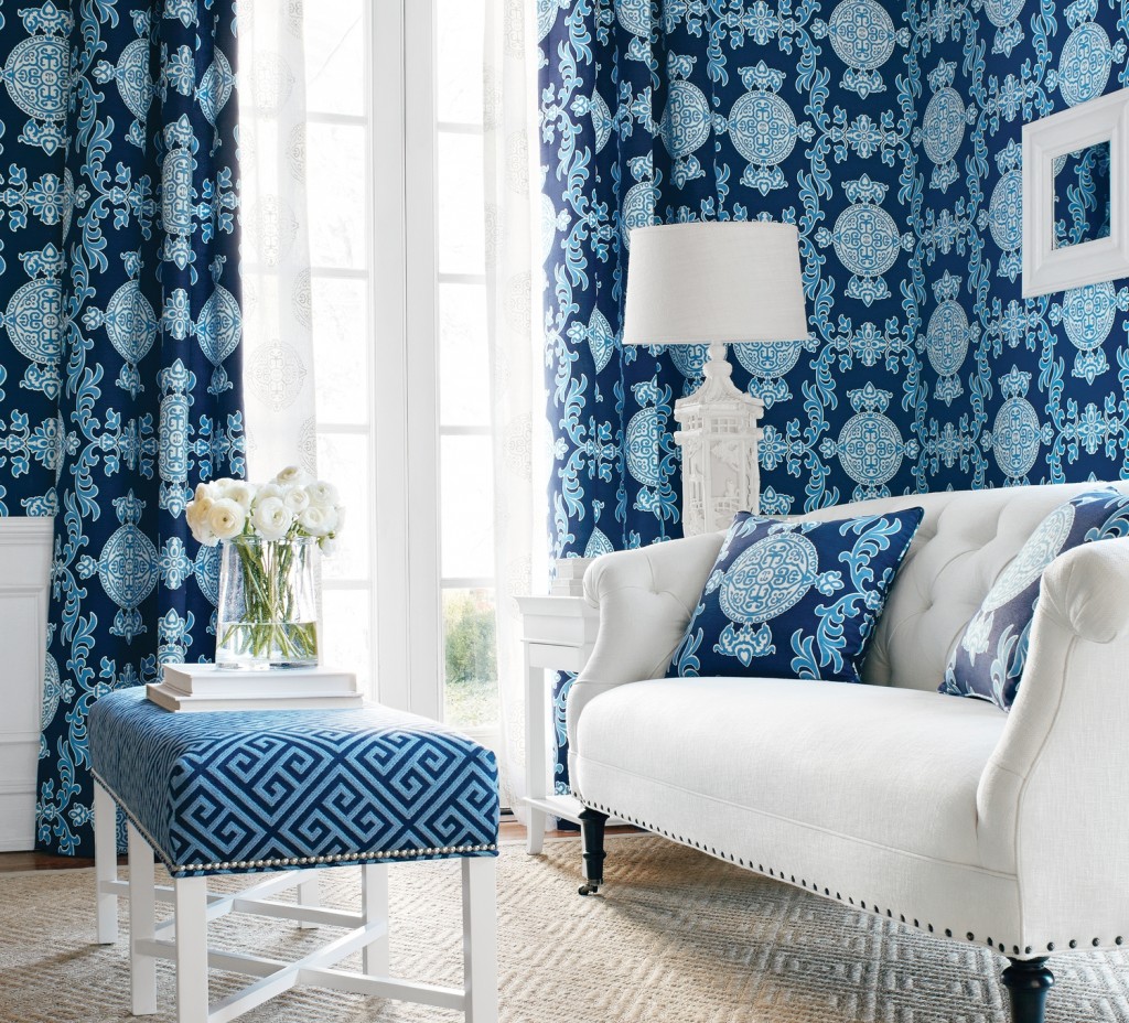 Hildreth's blue and white room