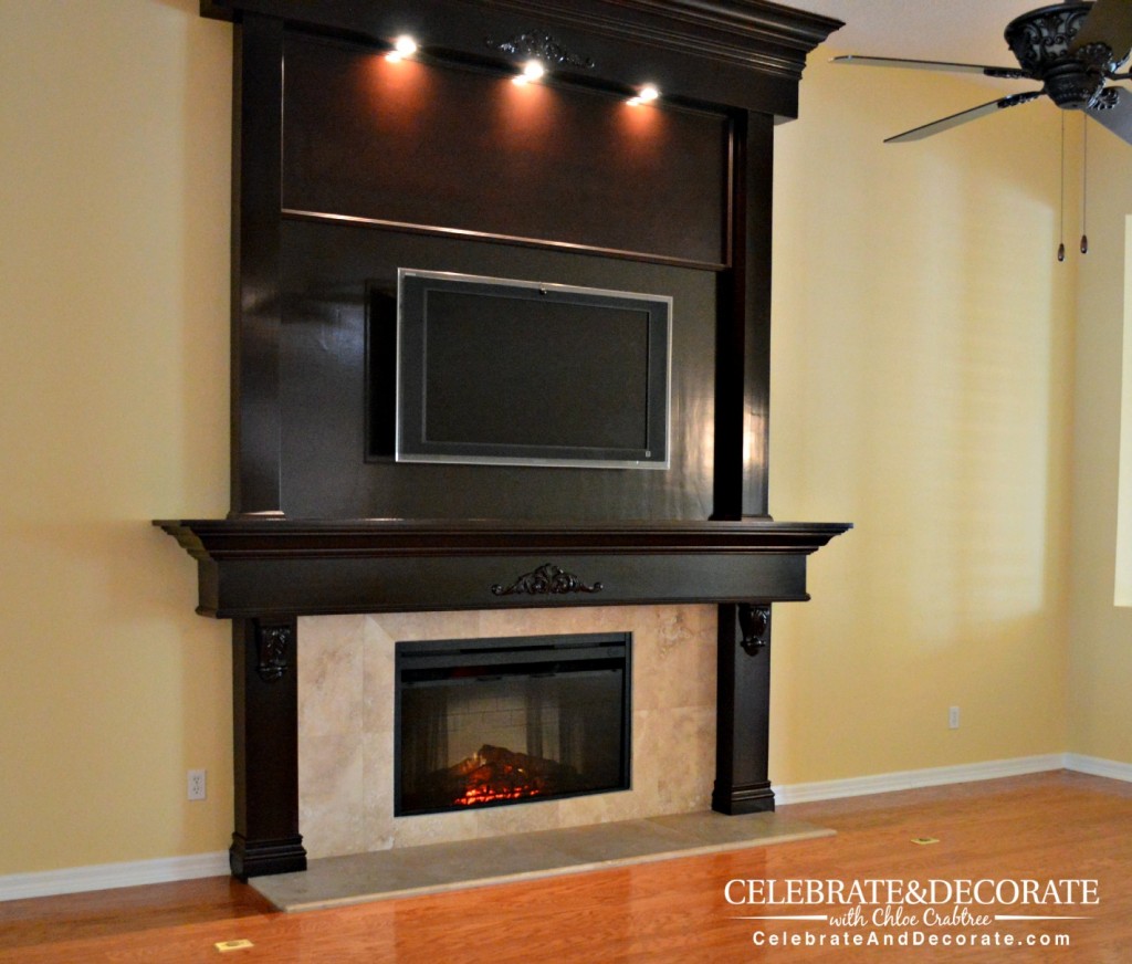 The big brown Fireplace