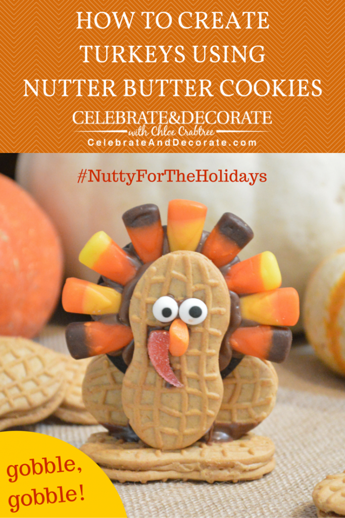 How to Create Turkeys using Nutter Butter Cookies
