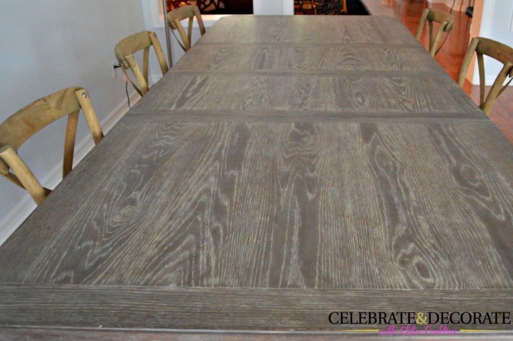 A new dining table