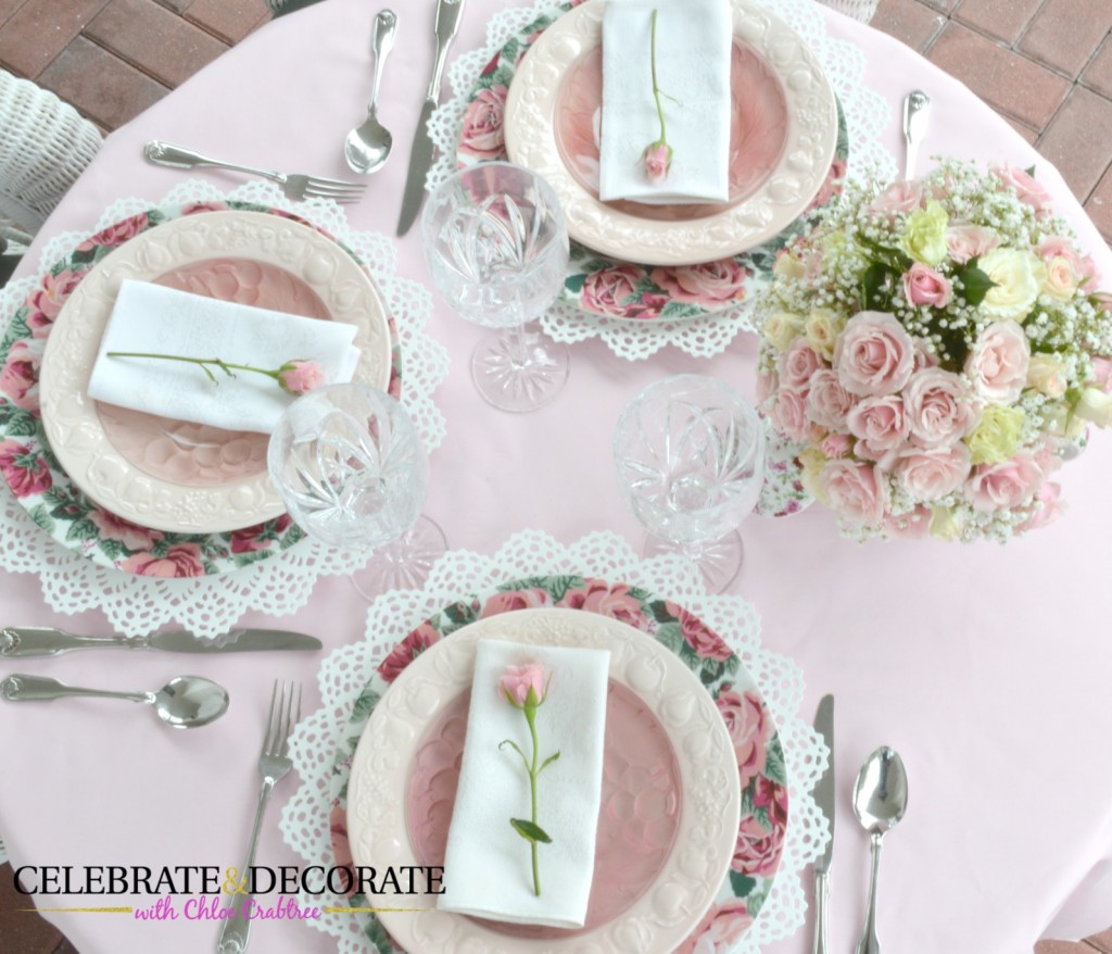 Pretty in Pink Floral tablescape