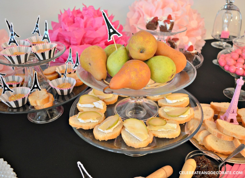 Appetizers for a Paris Inspired Party