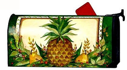 Pineapple Mailbox cover