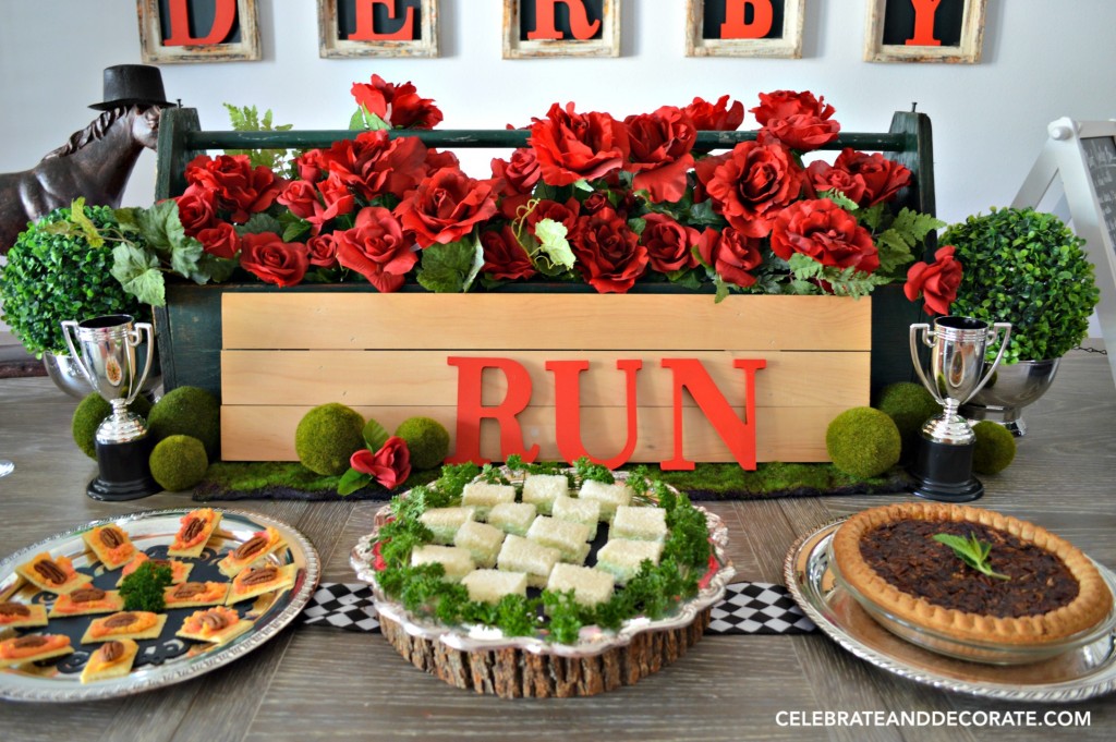 Run for the Roses Tablescape