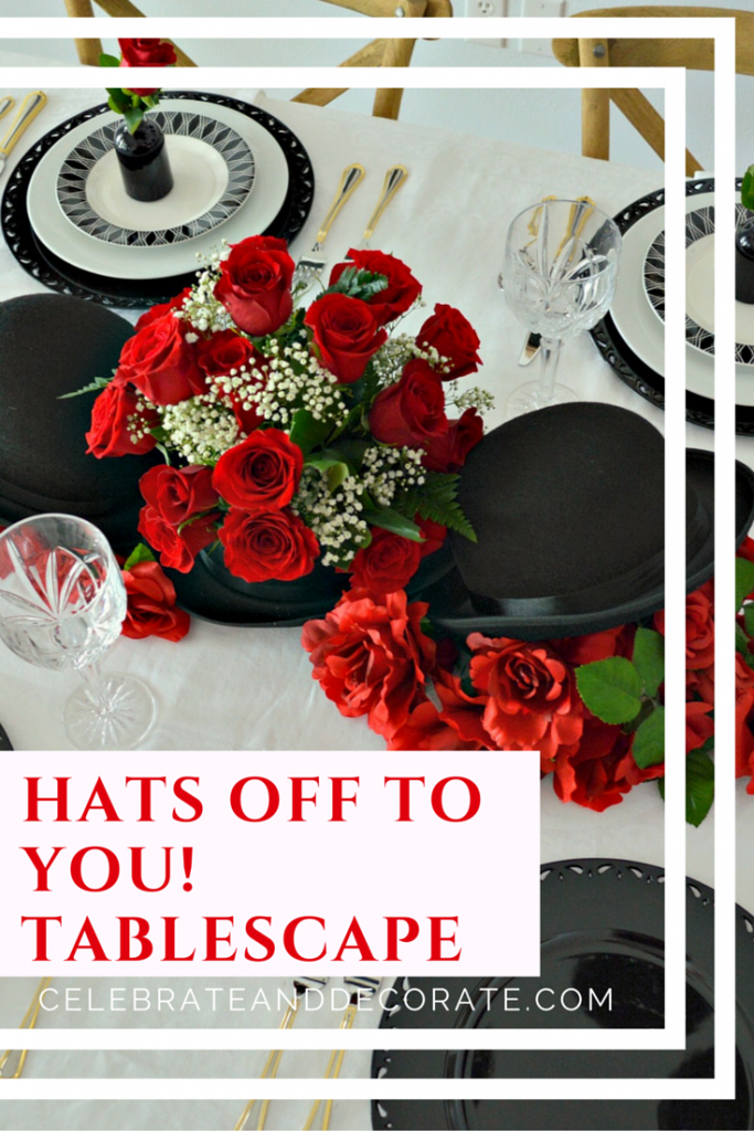 Hats Off To You! Tablescape
