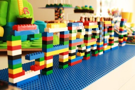 Birthday Child's Name in Legos