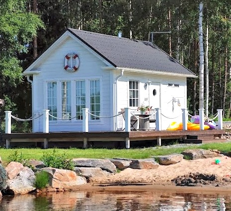 Tiny Swedish Cottage by the Sea