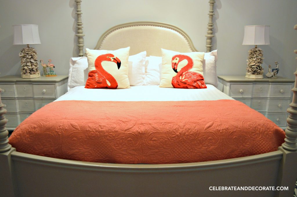 My flirty Flamingo Master Bedroom