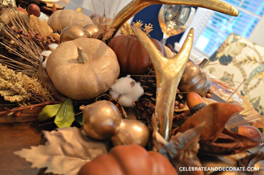 golden-tablescape-for-fall-fall-centerpiece-with-golden-gourds