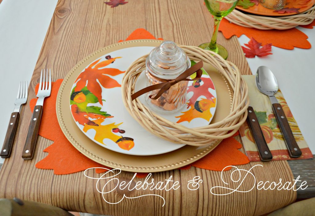 Styling a tabletop from the dollar store