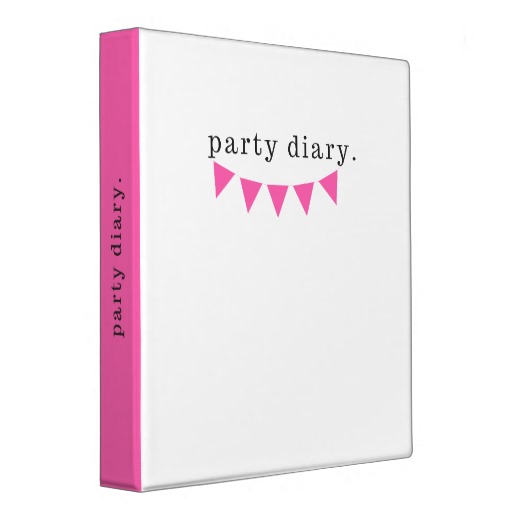 Why You Should Keep a Party Diary and a free printable download! 