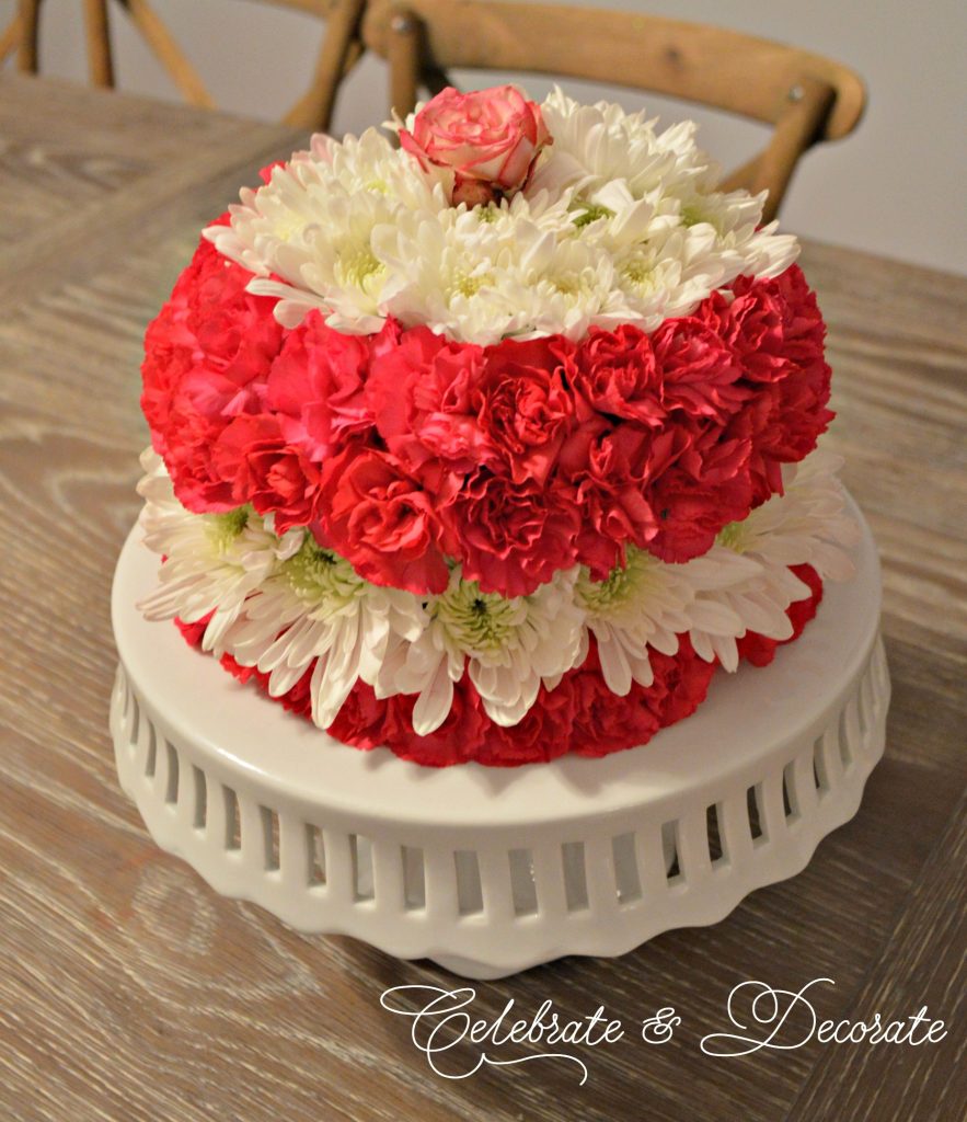 How to make a floral cake