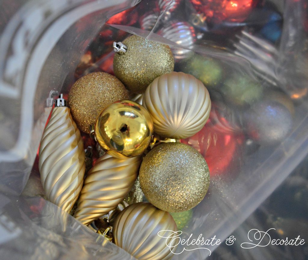 Easy storage for shatterproof ornaments