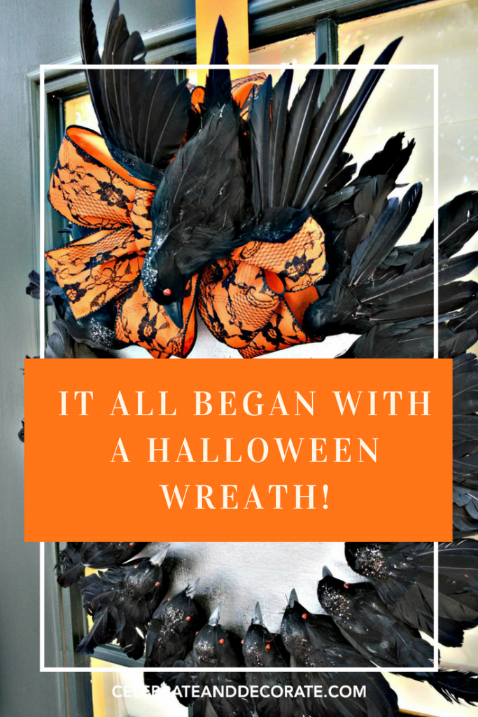 It All Began With A Halloween Wreath