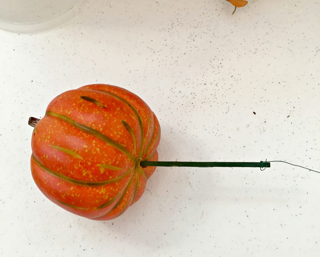 How to add pumpkins and gourds to your fall swag