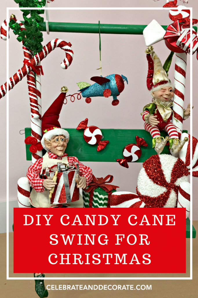 DIY Candy Cane Swing