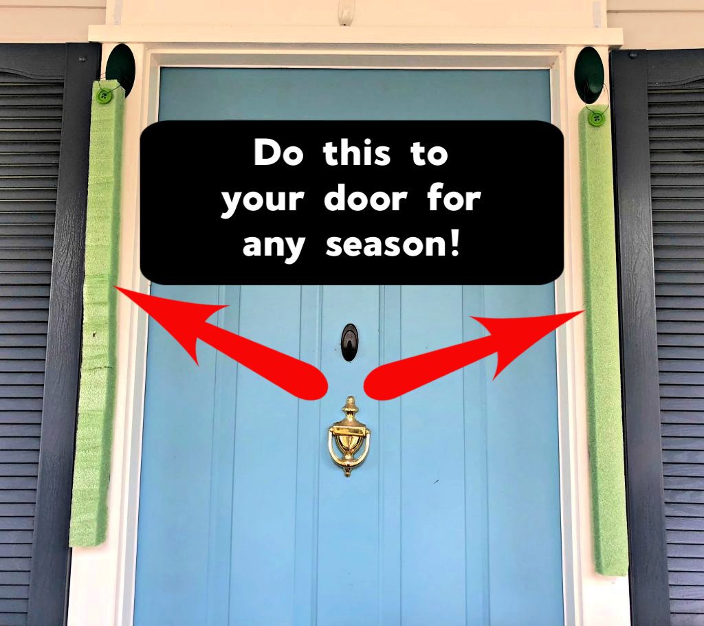 Do this to your door for any season! 