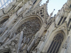 Saint Patrick's Cathedral, New York City, Neo-Gothic Architecture. Stone
