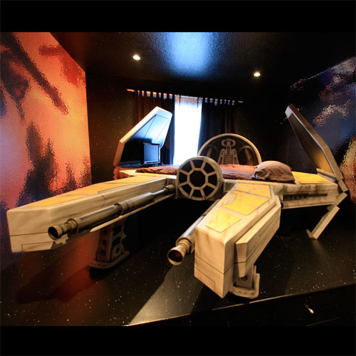 Starship Fighter Bed